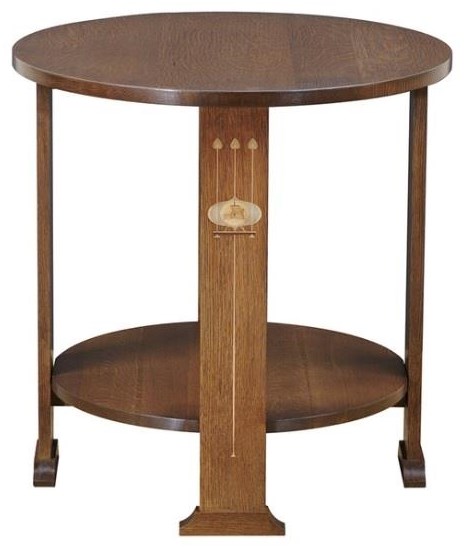 Stickley Oak Mission Classics Round End Table Williams Kay